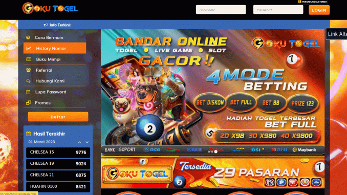GOKUTOGEL GOKUTOGEL